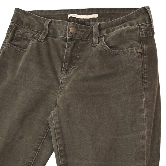 Vince Faded Olive Green Skinny Pants 26 Minimalist Neutral Luxe - Picture 1 of 10